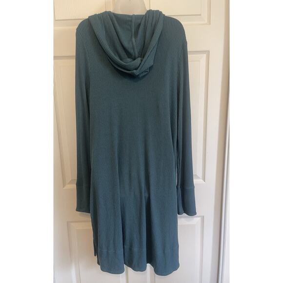 Athleta Womens Prussian Blue Long Sleeve Open Front Cardigan Sweater |Size Large - Picture 6 of 8